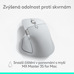 Logitech MX Master 4 for Mac - WHITE SILVER - EMEA