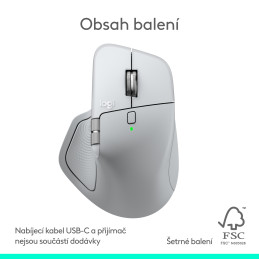 Logitech MX Master 4 for Mac - WHITE SILVER - EMEA