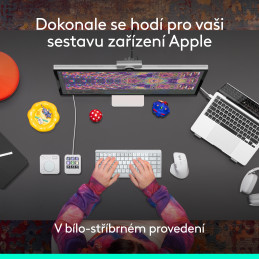 Logitech MX Master 4 for Mac - WHITE SILVER - EMEA