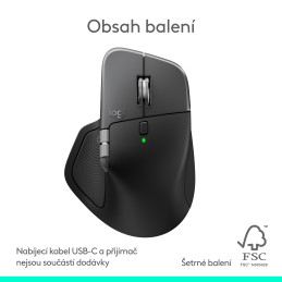 Logitech MX Master 4 for Mac - SPACE BLACK - EMEA