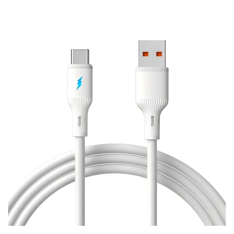 Akyga USB A / USB C ver. 2.0, silikon, LED dioda, 1,8 m