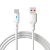 Akyga USB A / USB C ver. 2.0, silikon, LED dioda, 1,8 m