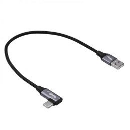 Akyga kabel USB A + USB type C mesh, 30cm