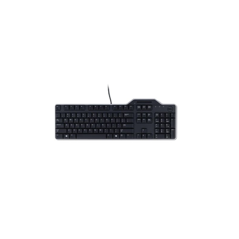 Dell KB-813 Smartcard Reader USB Keyboard Black German (QWERTZ)