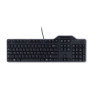 Dell KB-813 Smartcard Reader USB Keyboard Black German (QWERTZ)