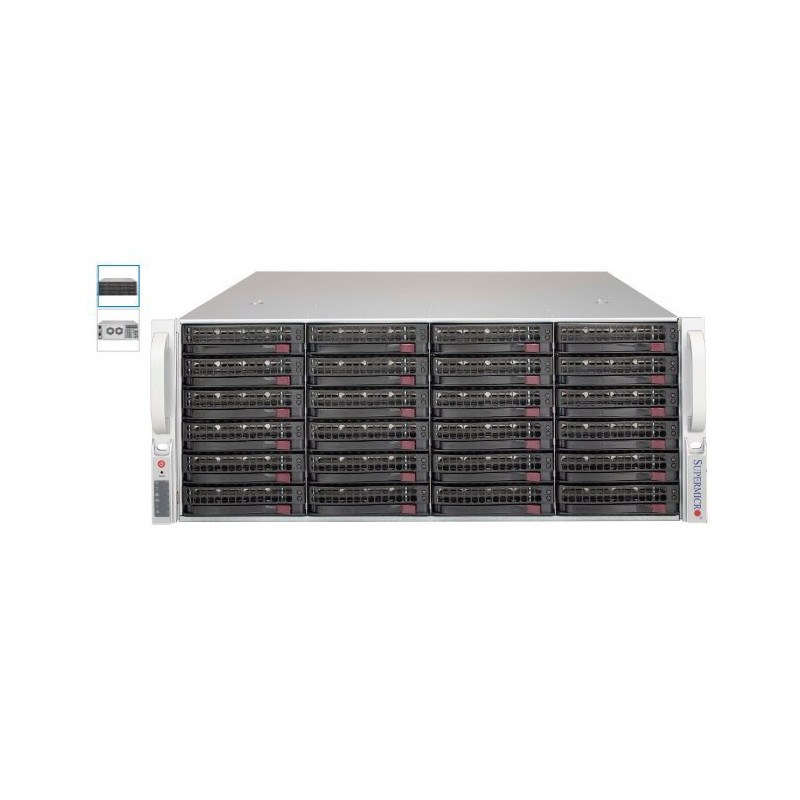 SUPERMICRO 4U server CSE-846BE1C-R1K03JBOD, 12x HDD, 3.5"",SAS, 16TB, 7.2K, 512E,Enterprise, 2x CBL-SAST-0573"