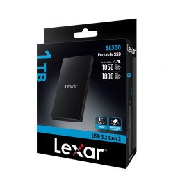 Lexar externí SSD 1TB SL300 USB3.2 Gen2 (čtení/zápis: 1050/1000MB/s)