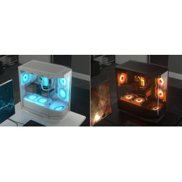 COUGAR ventilátor C140 ARGB black 140mm lightning & power management control