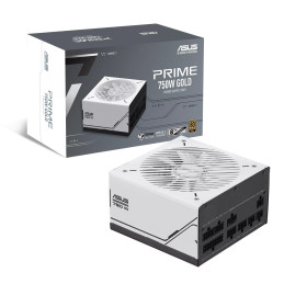 Zdroj ASUS PRIME 750W ATX 3.1 White - 750W, 80+ Gold, modular