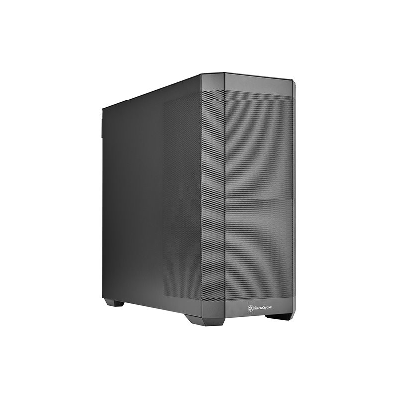 SilverStone SETA H2, Full Tower skříň, až E-ATX/SSI-EEB, podpora až 12x 3,5"/15x 2,5" disků, ocel, černá