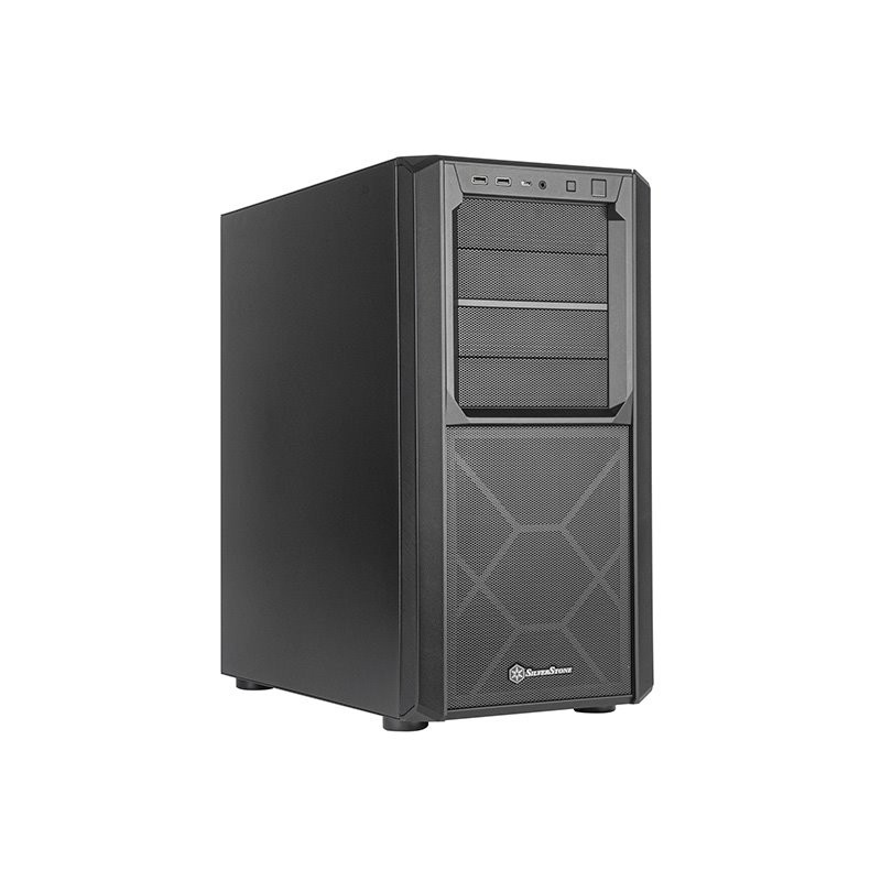 SilverStone SETA D1, SSI-CEB, E-ATX, ATX (up to 12" x 10.4"), Micro-ATX, Mini-ITX černá