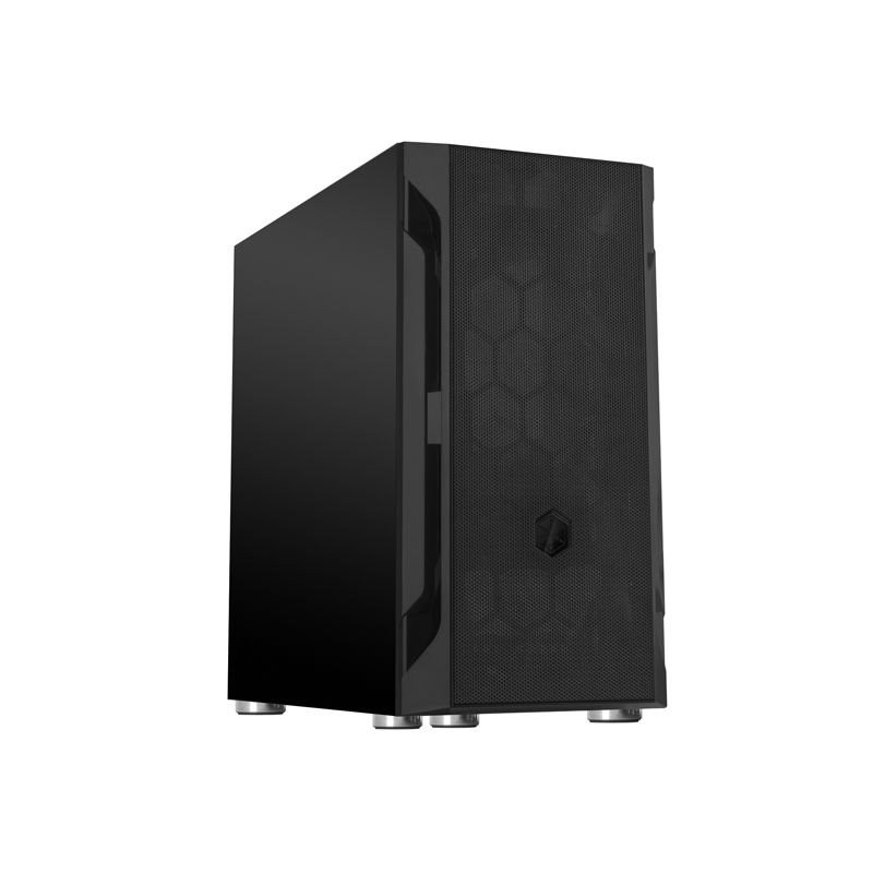 SilverStone FARA H1MB, Micro-ATX skříň, Honeycomb vzor, ocel, černá