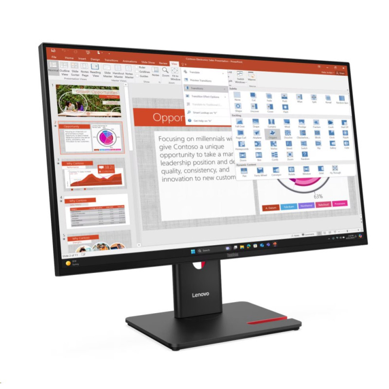 Lenovo T27-40 with MC60, 27", IPS, 16:9, 1920 x 1080, 3R