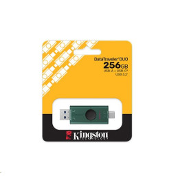 Kingston flash disk 256GB DT Duo G2 USB-A + USB-C 3.2 Gen 1