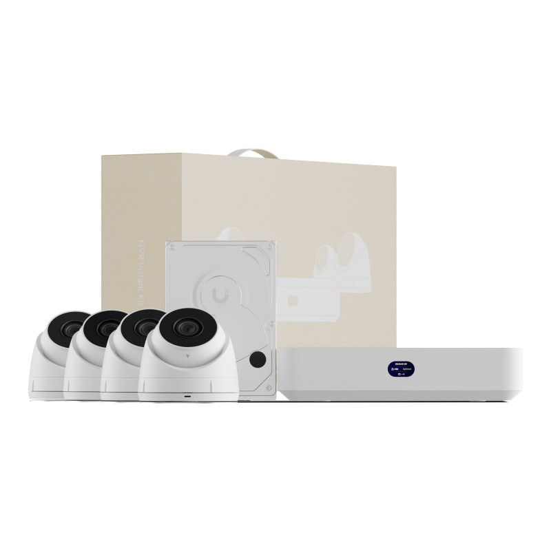 Ubiquiti UniFi UNVR Instant Kit (EU) — 4x G5 Turret Ultra + 1 TB HDD