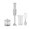 Tyčový mixér HB4W - 1200W, 9000 - 14500 ot./min, šlehač, sekáček, nádoba, Bílá