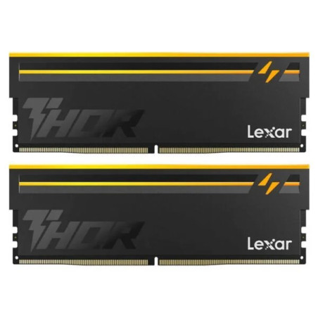 Lexar THOR 2.0  DDR5 32GB (kit 2x16GB) UDIMM 6000MHz CL38 - Heatsink