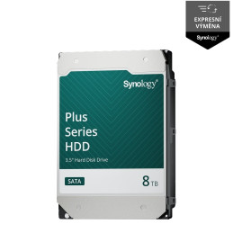 Synology HDD Plus SATA 3.5” 8TB HAT3320-8T, 7200ot./min., cache 512MB, 3roky záruka