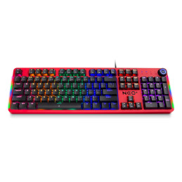 CONNECT IT Mechanická klávesnice NEO2 + CZ + SK layout Černo-Červená