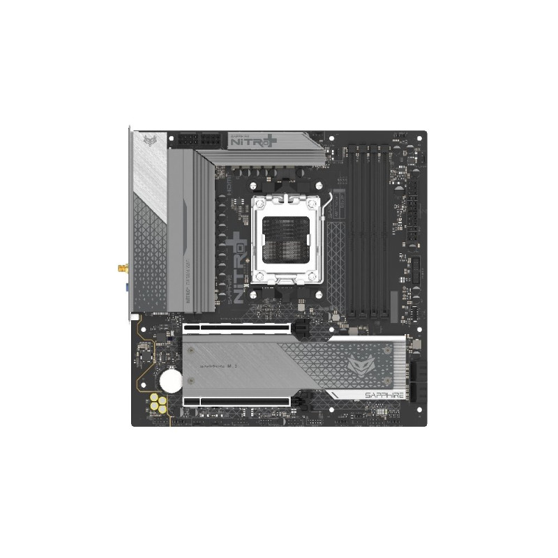 MB SAPPHIRE NITRO+ B850M WIFI /AM5/4xDDR5/M.2/HDMI/DP/W6+BT5.3/mATX