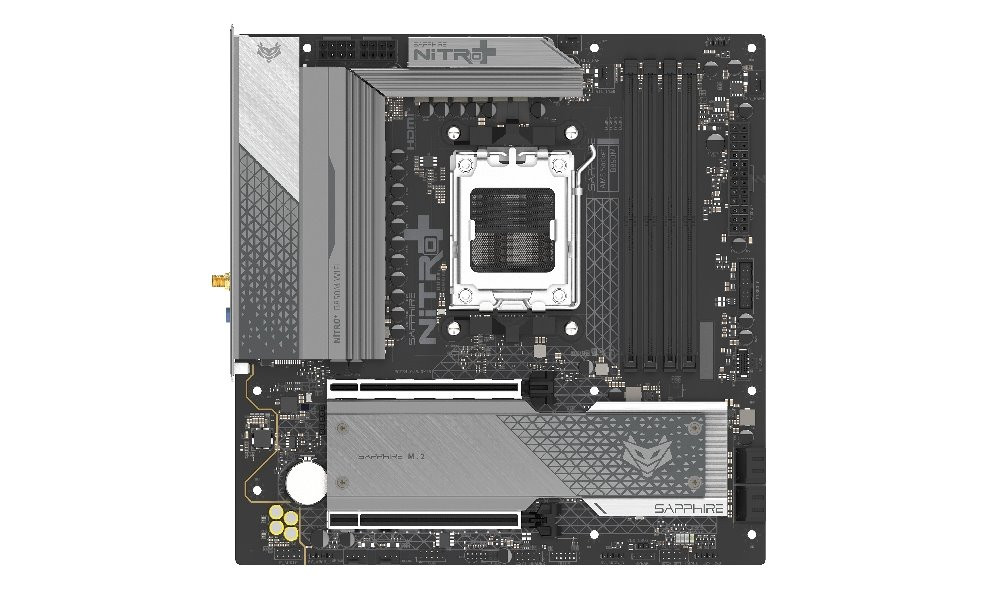 MB SAPPHIRE NITRO+ B850M WIFI /AM5/4xDDR5/M.2/HDMI/DP/W6+BT5.3/mATX