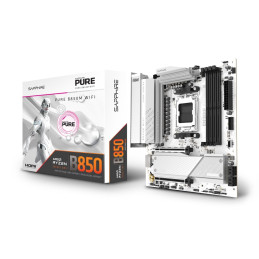 MB SAPPHIRE PURE B850M WIFI /AM5/4xDDR5/WF6+BT5.3/HDMI/DP/mATX/White