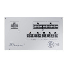 Zdroj Seasonic CORE GX White ATX 3.1 - 650W, 80+ Gold, modular