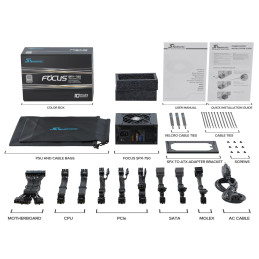 Zdroj Seasonic FOCUS SPX - 750W, 80+ Platinum, modular