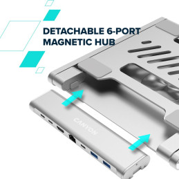 Canyon OnStand2 chladící podložka pod Laptop s USB hubem