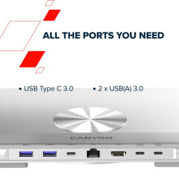 Canyon OnStand2 chladící podložka pod Laptop s USB hubem