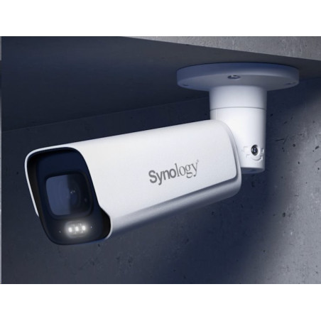 Synology BC800Z IP kamera Ultra HD 4K s optickým zoomem, IP67 a IK10, IR 31m, podpora PoE napájení, slot na mSD kartu