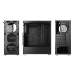 1stCOOL RAINBOW 4, skrinka ATX, zdroj 650W 88+, 4x RGB ventilátor, USB3, čierna
