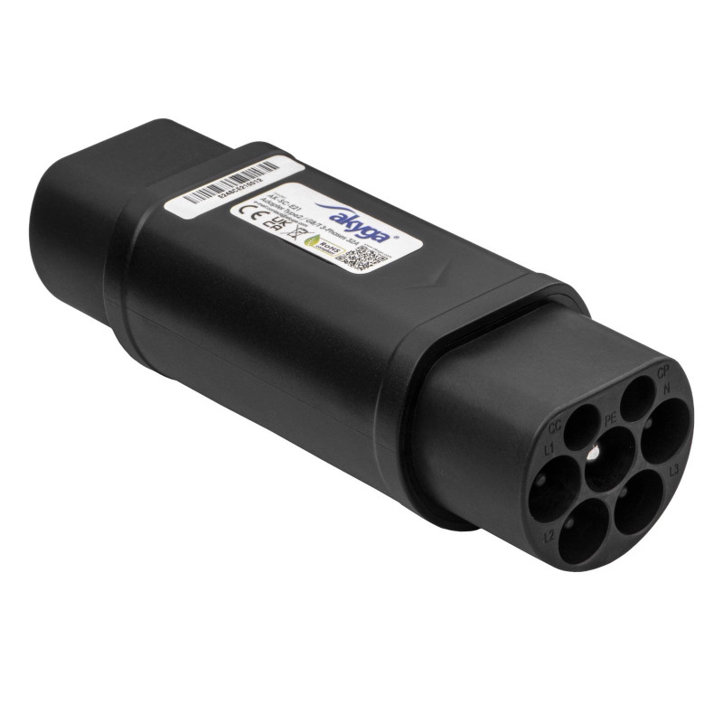 Akyga adaptér pro elektromobily Akyga AK-SC-E21 Typ2 GB/T 3fázové 32A