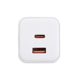 Akyga USB Nabíječka AK-CH-28 USB-A + USB-C PD 5-21V / max. 3A 45W Quick Charge 3.0 GaN