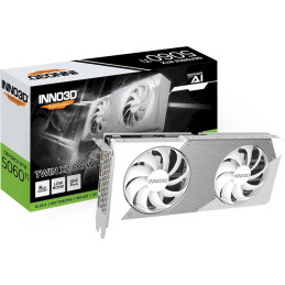 VGA INNO3D NVIDIA GeForce RTX 5060 Ti Twin X2 OC 8GB GDDR7, White