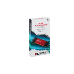 Kingston externí SSD 1TB Dual USB-A/C (čtení/zápis: 1050/950MB/s)