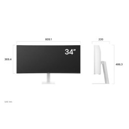 LG 34U601SA-W 34"UW VA LED 3440x1440 5M:1 5ms 300cd 2xHDMI repro 100Hz Smart