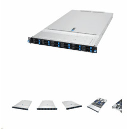 ASUS 1U Intel SR 2x LGA 4710 32x DDR5 , 12 2.5" SATA/SAS/12xNVMe 2x2000W 80