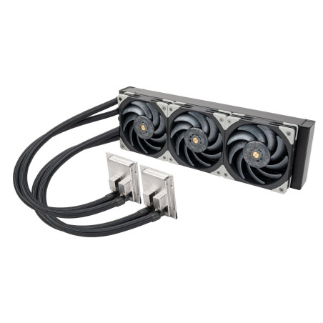 Silverstone SST-XE360PDD – 360mm AIO vodní chladič s dvěma CPU bloky, dvojicí pump a průmyslovými ventilátory