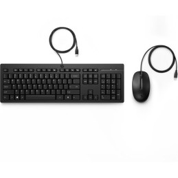 USB klávesnica a myš HP 225 - čierna