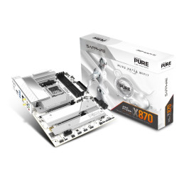 MB SAPPHIRE PURE X870A WIFI7 /AM5/4xDDR5/M.2/W7+BT5.4/HDMI/DP/ATX/White