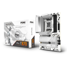 MB SAPPHIRE PURE X870A WIFI7 /AM5/4xDDR5/M.2/W7+BT5.4/HDMI/DP/ATX/White