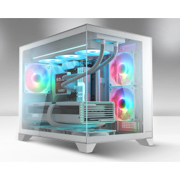 COUGAR PC skříň FV150 RGB Black Mini tower