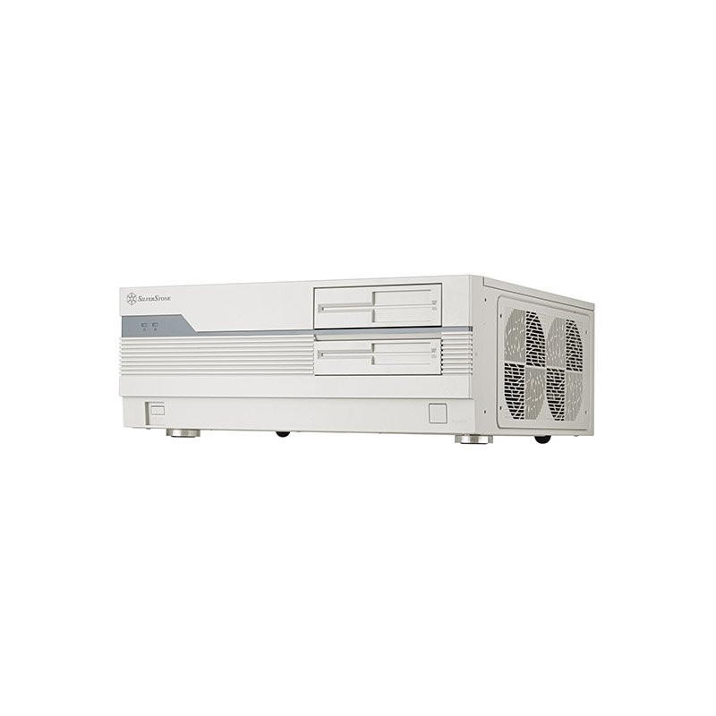 SilverStone Retro FLP01 bílá, HTPC/Desktop, ATX