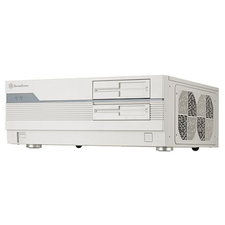 SilverStone Retro FLP01 bílá, HTPC/Desktop, ATX