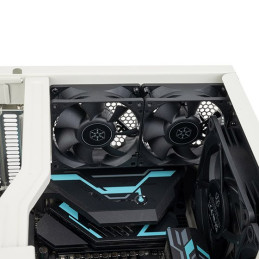 SilverStone Retro FLP01 bílá, HTPC/Desktop, ATX