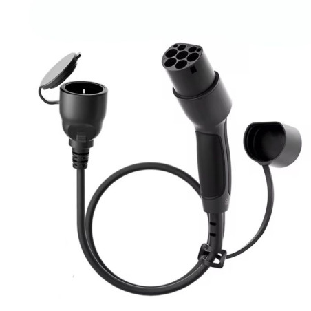 Akyga AK-SC-E28 adaptér Type2 pro elektromobily, 1-fázová 16A, samec