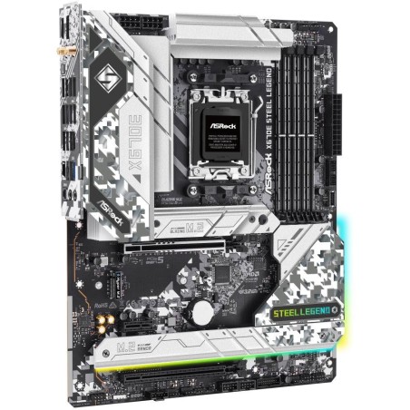 OPRAVENÉ - ASRock X670E Steel Legend / AMD X670 / AM5 / 4x DDR5 /  4x M.2 / HDMI / DP / USB-C / WiFi / ATX
