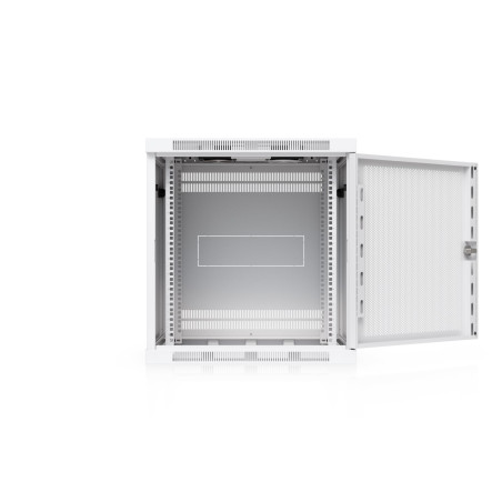 Ubiquiti UniFi 12U nástěnný rackový rozvaděč, hloubka 600 mm, perforované dveře