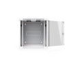 Ubiquiti UniFi 12U nástěnný rackový rozvaděč, výklopný, skleněné dveře